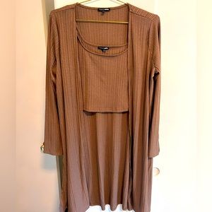 Fashion Nova - XL - Ribbed 3 Piece Set